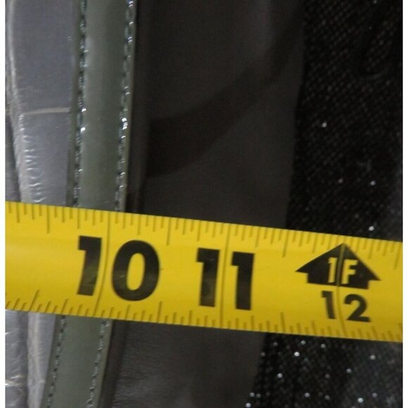 Coach 2011 Kristen Spectator Hobo Grey Croc Embossed Leather Expandable Satchel - Picture 13 of 13